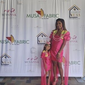 Pink Mother-Daughter Matching Dresses